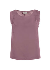 CANOTTA IN POPELINE VIOLA - Top & T-shirts - Outlet | DEHA