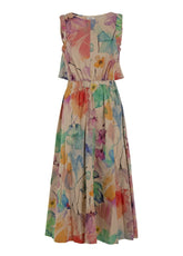 ALLOVER LONG DRESS - MULTICOLOR - Dresses, skirts, and suits - Outlet | DEHA