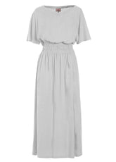 JERSEY LONG DRESS - WHITE - Dresses, skirts, and suits - Outlet | DEHA