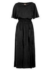 JERSEY LONG DRESS - BLACK - Outlet | DEHA