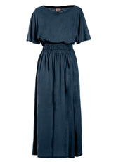 JERSEY LONG DRESS - BLUE - Products | DEHA