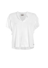 BLUSA IN LINO BIANCO - Outlet | DEHA