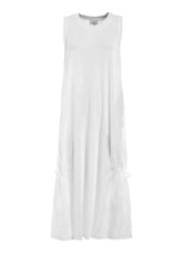 ADJUSTABLE LONG DRESS - WHITE - WHITE | DEHA