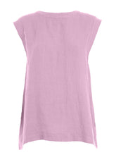 BLUSA IN LINO VIOLA - Outlet | DEHA