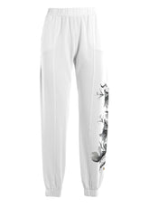 GRAPHIC JOGGER PANTS - WHITE - Outlet | DEHA
