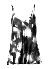 ALLOVER SATIN CAMISOLE - BLACK - T-shirts - Outlet | DEHA