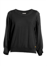 BALLOON SWEATSHIRT - BLACK - Knitwear - Outlet | DEHA