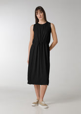VISCOSE CREPE DRESS - BLACK - Dresses, skirts, and suits - Outlet | DEHA