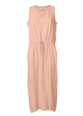 VISCOSE CREPE DRESS - ORANGE - Dresses, skirts, and suits - Outlet | DEHA