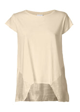 LINEN TRIMS T-SHIRT - MULTICOLOR - T-shirts - Outlet | DEHA