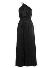 CUT-OUT SATIN DRESS - BLACK - Dresses, skirts, and suits - Outlet | DEHA