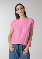 SILK BLENDED BLOUSE - PINK - Shirts & Blouses - Outlet | DEHA