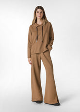 COMFORT SLIT SWEATPANTS, BROWN - Leisurewear | DEHA