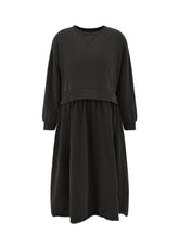 CORDUROY COMBINED DRESS - BLACK - Vestiti, Gonne e Tute - Saldi | DEHA