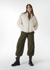 CORDUROY CARGO PANTS, GREEN - Cargo pants | DEHA