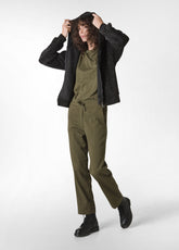 GABARDINE STRAIGHT PANTS, GREEN - Leisurewear | DEHA