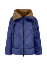 GIACCONE IN VERA PIUMA BLU | DEHA