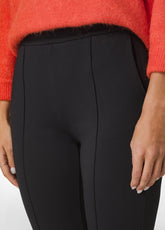 PANTALONE DRITTO PUNTO MILANO NERO - BLACK | DEHA