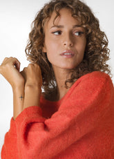 ALPACA SWEATER, ORANGE - AUTUMN ORANGE | DEHA