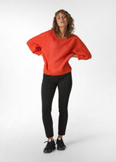 ALPACA SWEATER, ORANGE - AUTUMN ORANGE | DEHA