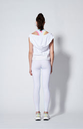 NYLON TRIMS VEST - WHITE - Knitwear - Outlet | DEHA