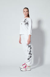 GRAPHIC JOGGER PANTS - WHITE - Outlet | DEHA