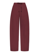 WEICHE CORDHOSE MIT FEINRIPP-STRUKTUR - ROT - CHERRY RED | DEHA