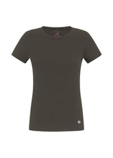 T-SHIRT IN COTONE ORGANICO MARRONE - MOKA BROWN | DEHA