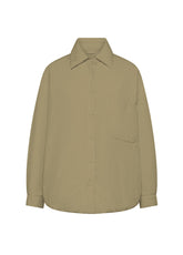 LEICHT WATTIERTES OVERSIZE-HEMD - BRAUN - NEW DROP | DEHA