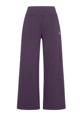SCHWERE SWEATHOSE MIT WEITEM BEIN - LILA - PLUM VIOLET | DEHA