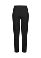 TEXTURED STRAIGHT PANTS - BLACK - BLACK | DEHA