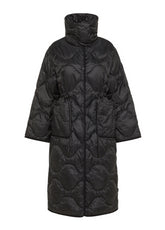 LIGHT PADDED LONG JACKET - BLACK - Jacket - Outlet | DEHA