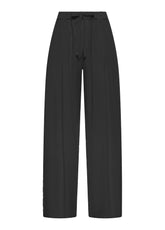 PANTALONI DRITTI IN TWILL DI LYOCELL NERO - BLACK | DEHA