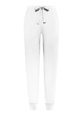 JOGGER IN TESSUTO STRETCH BIANCO - WHITE | DEHA