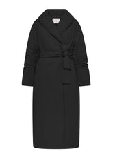 CAPPOTTO LUNGO IN NYLON NERO - Giacche e Giubbotti | DEHA
