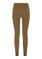 LEGGINGS A VITA ALTA EFFETTO SFUMATO MARRONE - FADED BROWN | DEHA