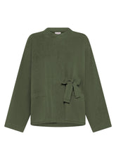 GIACCA KIMONO VERDE - CAMO GREEN | DEHA