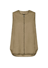 TEDDY-WESTE IN WILDLEDER-OPTIK MIT REISSVERSCHLUSS - MEHRFARBIG - NEW DROP | DEHA