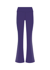 PANTALONI PALAZZO IN JERSEY STRETCH VIOLA - DEEP PURPLE | DEHA