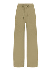 STRICKHOSE MIT PAILLETTEN - BRAUN - CAMEL BROWN | DEHA