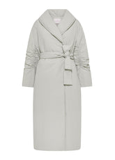 CAPPOTTO LUNGO IN NYLON GRIGIO - Giacche e Giubbotti | DEHA