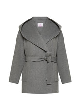 CAPPOTTO KIMONO CORTO IN LANA GRIGIO - Giacche e Giubbotti | DEHA