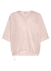 BLUSA IN MUSSOLA DI COTONE LEGGERA ROSA - BLUSH PINK | DEHA