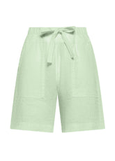 SHORTS IN LINO VERDE - JADE GREEN | DEHA