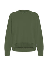 FELPA GIROCOLLO CLASSICA VERDE - Quiet luxury | DEHA