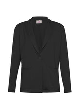BLAZER IN COTONE STRETCH NERO - BLACK | DEHA