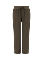 LIGHT CORDUROY DRAWSTRING PANTS - BROWN | DEHA