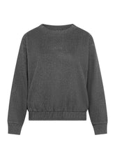 SWEATSHIRT MIT RUNDHALSAUSSCHNITT AUS JACQUARD UND LUREX - MEHRFARBIG - NEW DROP | DEHA