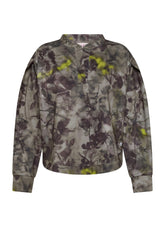 SWEATSHIRT MIT FAKE-V-AUSSCHNITT UND BLUMENPRINT - - Freizeitkleidung | DEHA