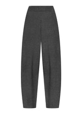 PANTALONI IN MAGLIA PUNTO MILANO GRIGIO - NEW DROP | DEHA